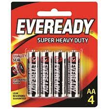 Eveready AA Batteries 4pk