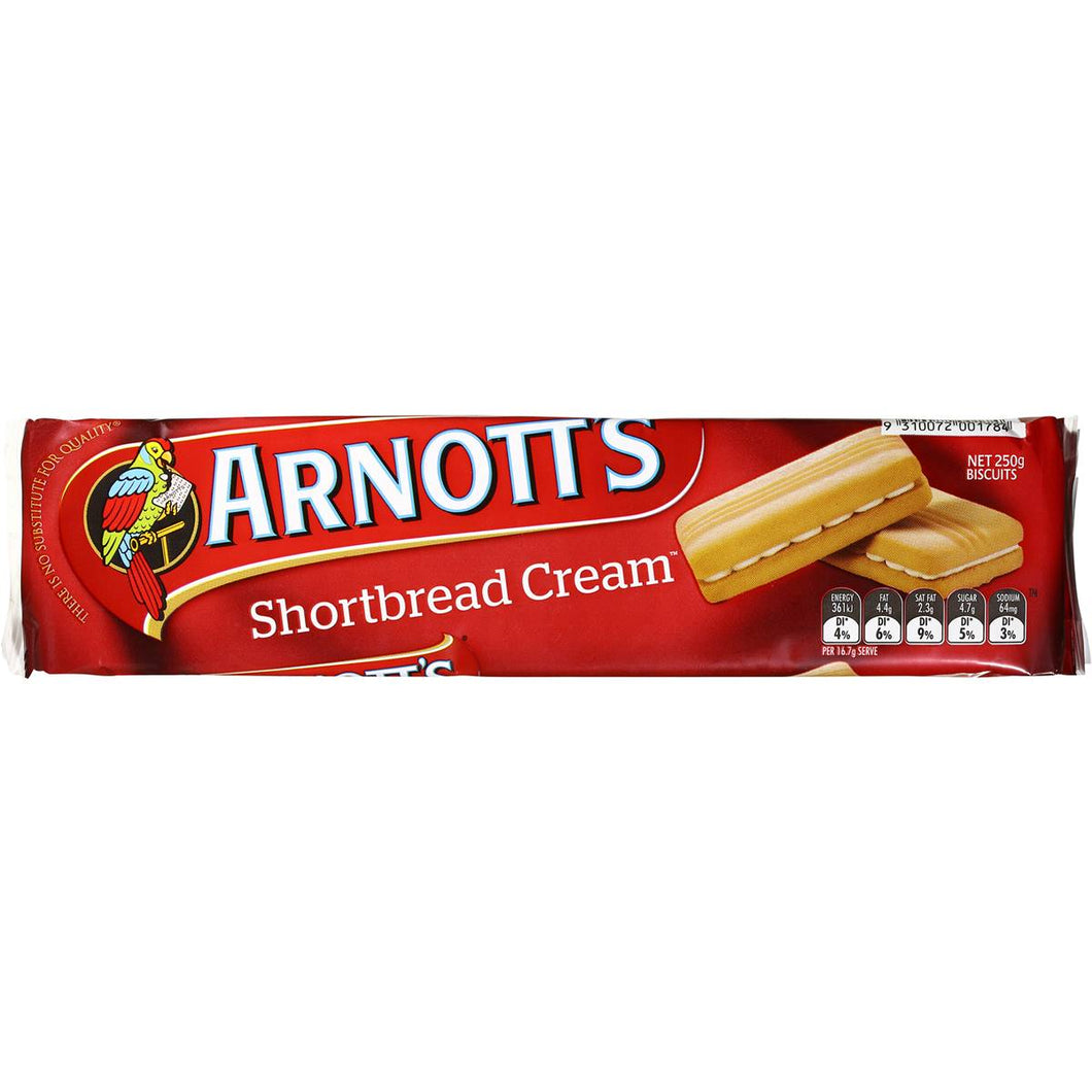 Arnotts Shortbread Cream Biscuit